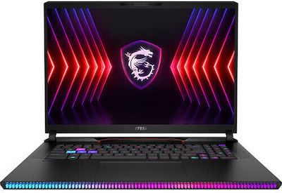 MSI Raider GE78 HX 14VHG-837US 17" QHD 240Hz (i9-14900HX/32GB/1TB SSD/GeForce RTX 4080/W11 Home) (US Keyboard)