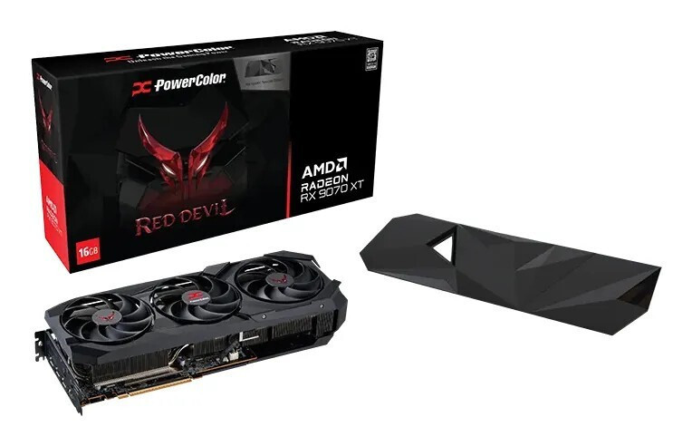PowerColor Radeon RX 9070 XT 16GB GDDR6 Red Devil Special Edition Graphics Card RX9070XT 16G-E/OC/BP