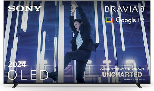 Sony Smart Television 77" 4K UHD OLED Bravia 8 K-77XR80 HDR (2024) view 4