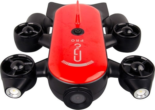 Geneinno T1-Pro Drone Submarine 2.4 GHz / 5 GHz with Camera 1080p 60fps Red (150 m) view 3