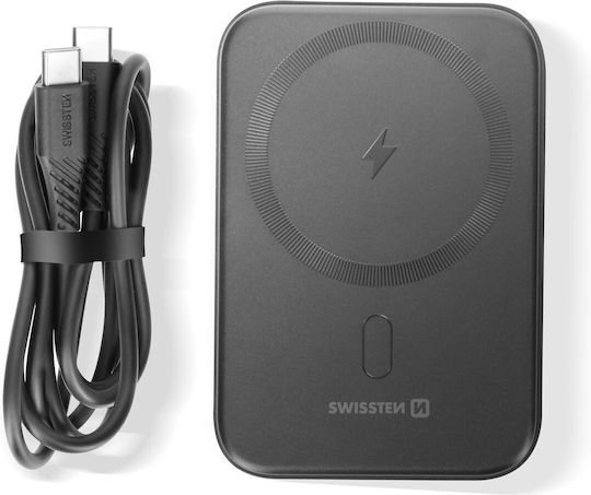 Swissten MagSafe Power Bank 5000mAh 20W Power Delivery Black vue 4