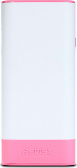 Remax RPL-19 Power Bank 10000mAh with 2 USB-A Ports Pink view 2