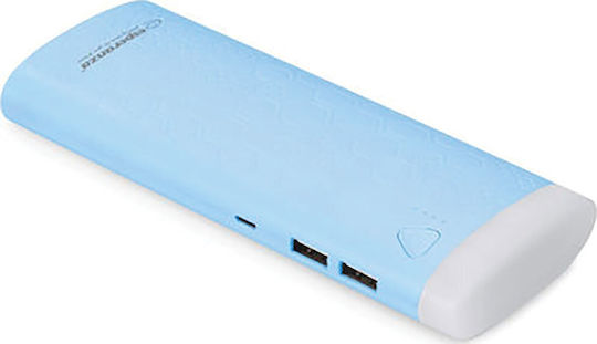Esperanza Fermion Power Bank 10000mAh with 2 USB-A Output Ports and USB-C Output Port Blue