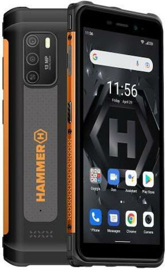 Hammer Iron 4 Dual SIM (4GB/32GB) Resistant Smartphone Black / Orange