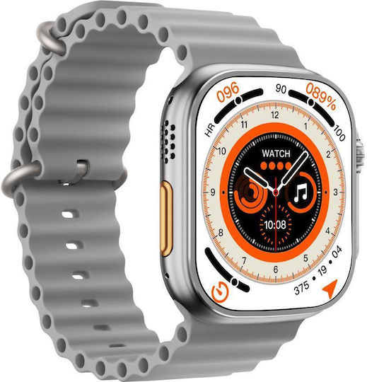 XO M8 Pro Smartwatch with Heart Rate Monitor (Silver) view 3