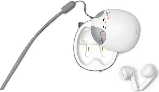 Legami Milano Be Free In-ear Bluetooth Handsfree Earphones with Charging Case Kitty view 3