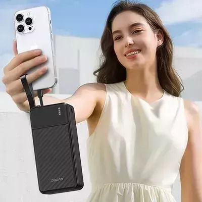 Dudao K11 Max Power Bank 30000mAh 10W with USB-A Port Black vue 4