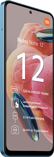 Xiaomi Redmi Note 12 4G Dual SIM (6GB/128GB) Ice Blue view 5