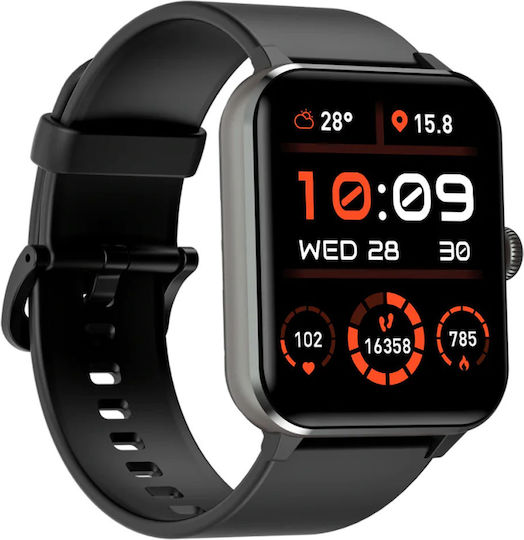 BlackView R50 45mm Smartwatch with Heart Rate Monitor (Black) view 5