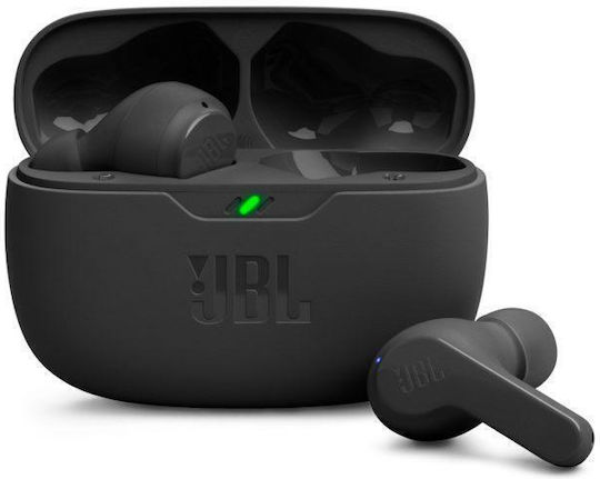 JBL Wave Beam In-ear Bluetooth Handsfree Earphones with Sweat Resistance and Charging Case Black