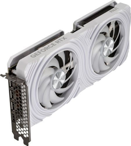 Palit GeForce RTX 4070 12GB GDDR6 White OC Graphics Card view 3