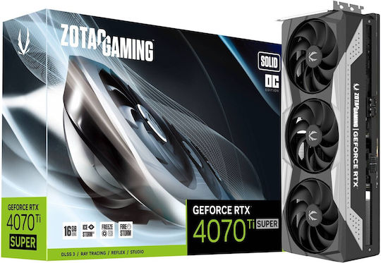 Zotac GeForce RTX 4070 Ti Super 16GB GDDR6X Super Solid OC Graphics Card view 1