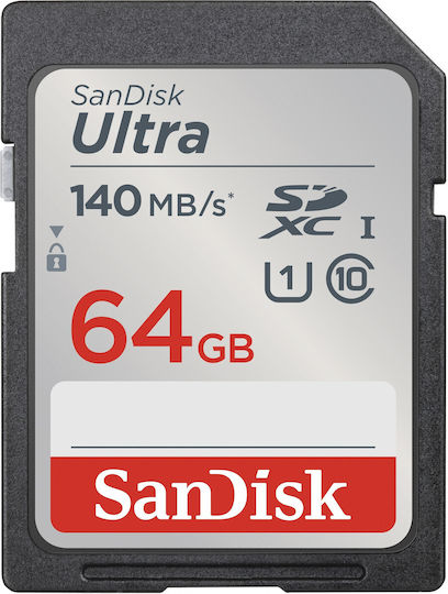 Sandisk Ultra SDXC 64GB Class 10 U1 UHS-I