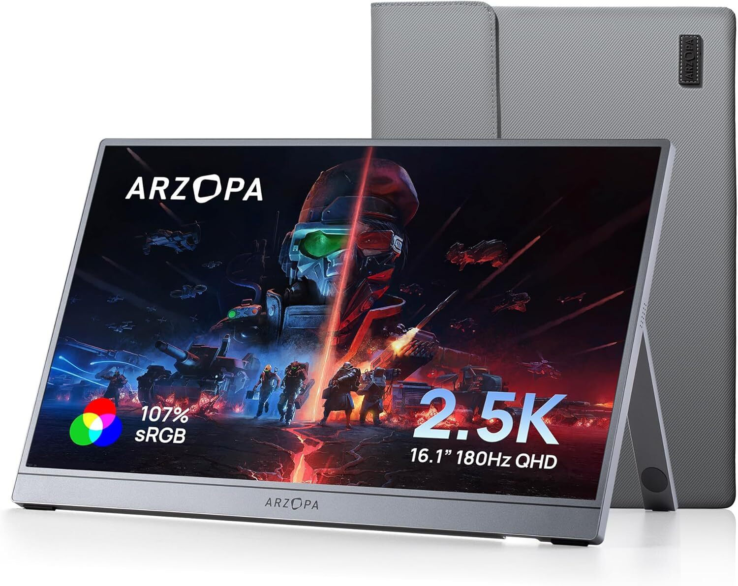 Arzopa Z3FC IPS Portable Monitor 16.1" QHD 2560x1440 180Hz view 4