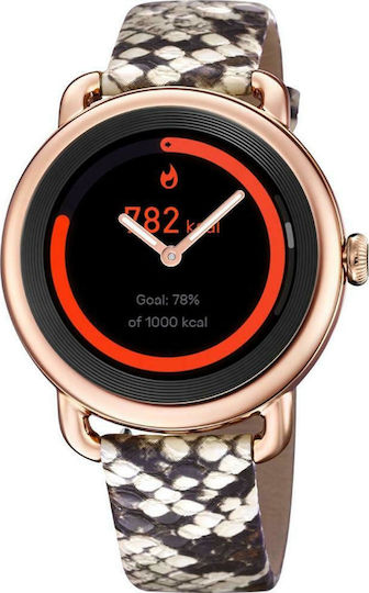 Festina Smartime Hybrid Stainless Steel 42mm Smartwatch with Heart Rate Monitor (Gold) view 1