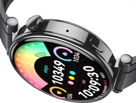 XO GT4 mini Smartwatch with Heart Rate Monitor (Black) view 3