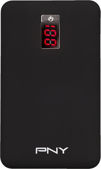 PNY PowerPack CL51 5100mAh with 2 USB-A Ports Black view 1