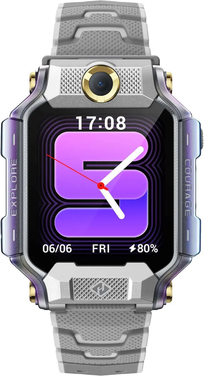 imoo X10 43mm Smartwatch with SIM and Heart Rate Monitor Silver
