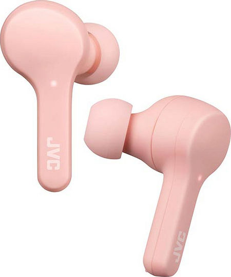 JVC HA-A7T In-ear Bluetooth Handsfree Earphones with Sweat Resistance and Charging Case Pink view 2