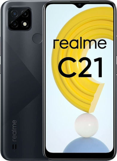 Realme C21 Dual SIM (3GB/32GB) Cross Black view 1