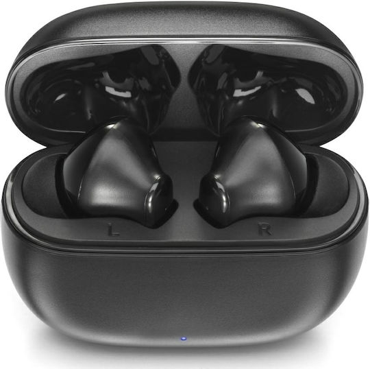 Motorola Moto Buds 125 Bluetooth Handsfree Earphones with Sweat Resistance and Charging Case Moonless Night vue 2
