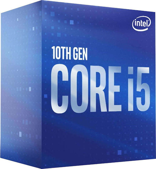 Intel Core i5-10400 2.9GHz Processor 6 Core for Socket 1200 in Box with Heatsink view 1