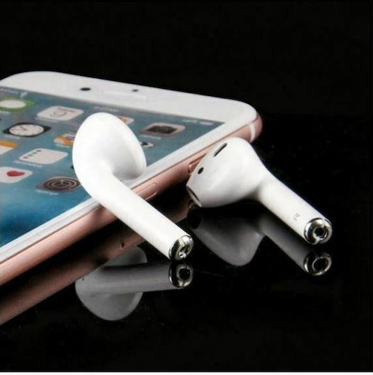 Ezra TWS-09 Earbud Bluetooth Handsfree Earphones with Charging Case White vista 4