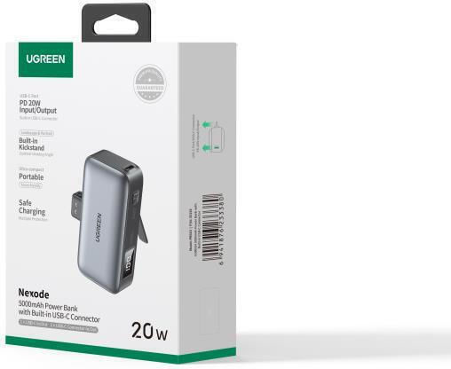 Ugreen PB503 Power Bank 5000mAh 20W Power Delivery Gray view 7
