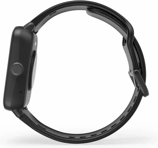 HAMA 6010 49mm Smartwatch with Heart Rate Monitor (Black) view 8