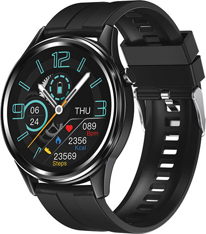 Kaku KSC-766 Smartwatch with Heart Rate Monitor (Black)