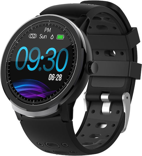 Kingwear S10 Pro Smartwatch with Heart Rate Monitor (Black)