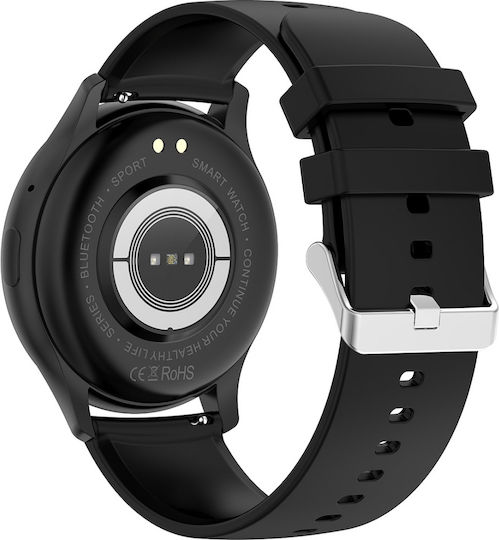 Anell CA89 Smartwatch with Heart Rate Monitor (Black) view 5