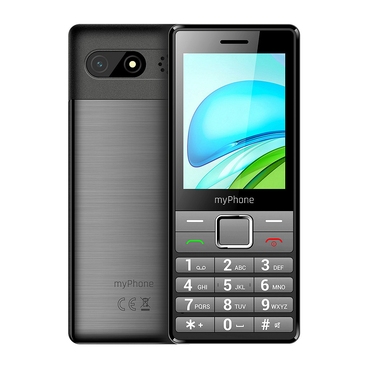MyPhone 7340 LTE Dual SIM Mobile Phone with Buttons Black
