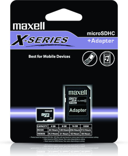 Maxell microSDHC 32GB Class 10 with Adapter view 1