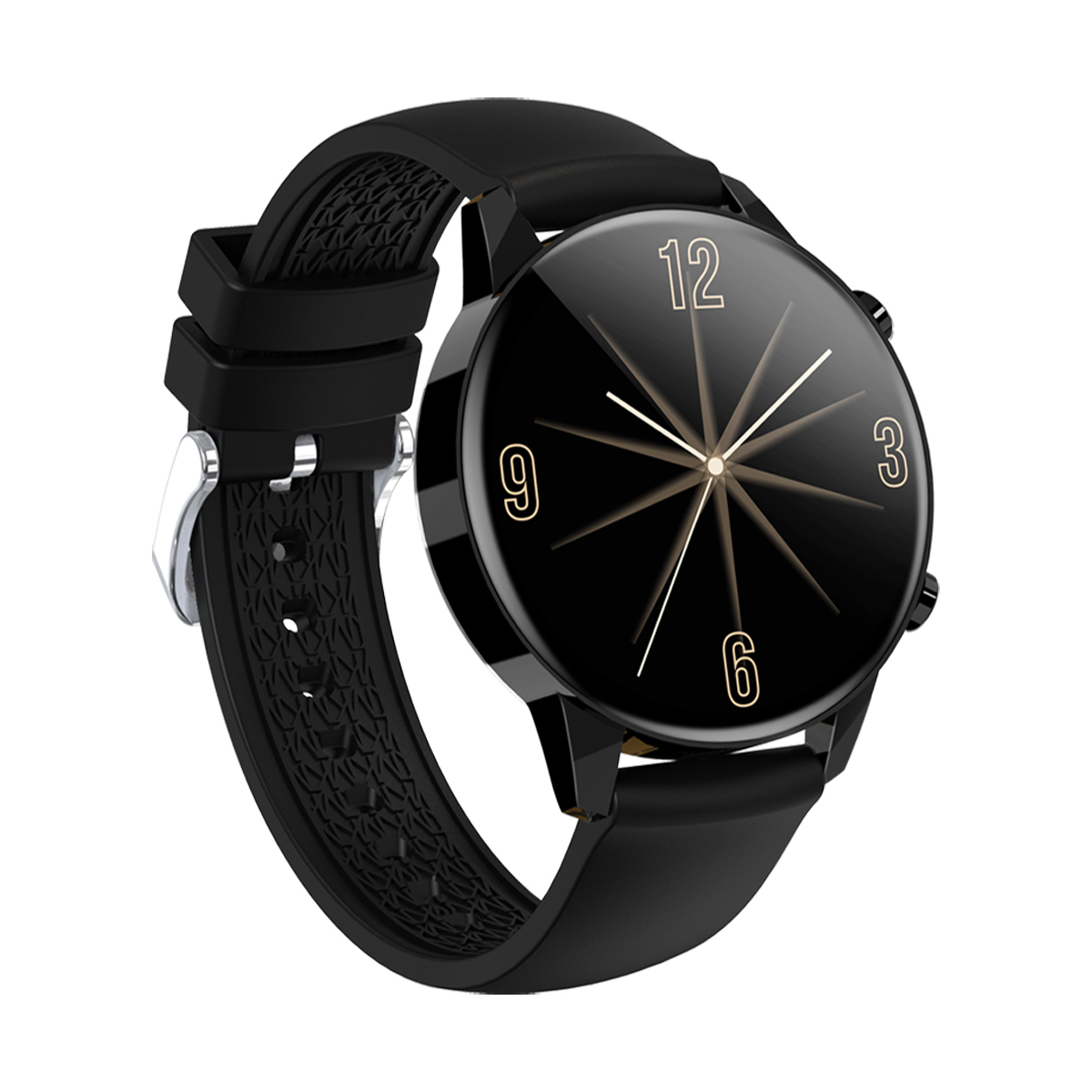 Omega FiT Aluminium Smartwatch with Heart Rate Monitor (Black) view 3