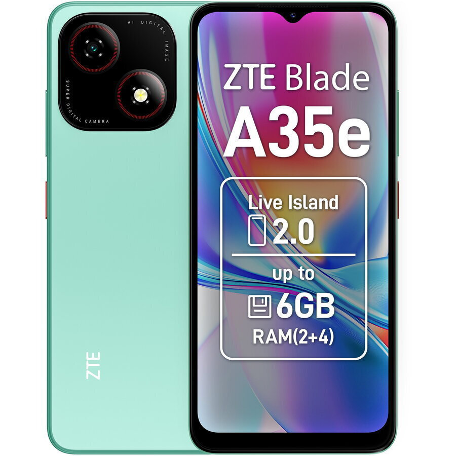 ZTE Blade A35e Dual SIM (2GB/64GB) Green view 5