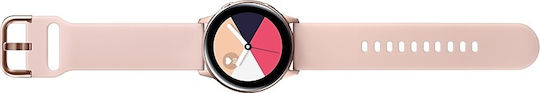 Samsung Galaxy Watch Active Aluminium 40mm Waterproof with Heart Rate Monitor (Pink) vue 6
