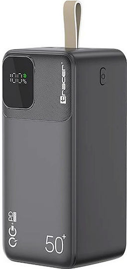 Tracer Prime V5 Power Bank 50000mAh 22.5W with 2 USB-A Output Ports and USB-C Output Port Power Delivery Gray view 2