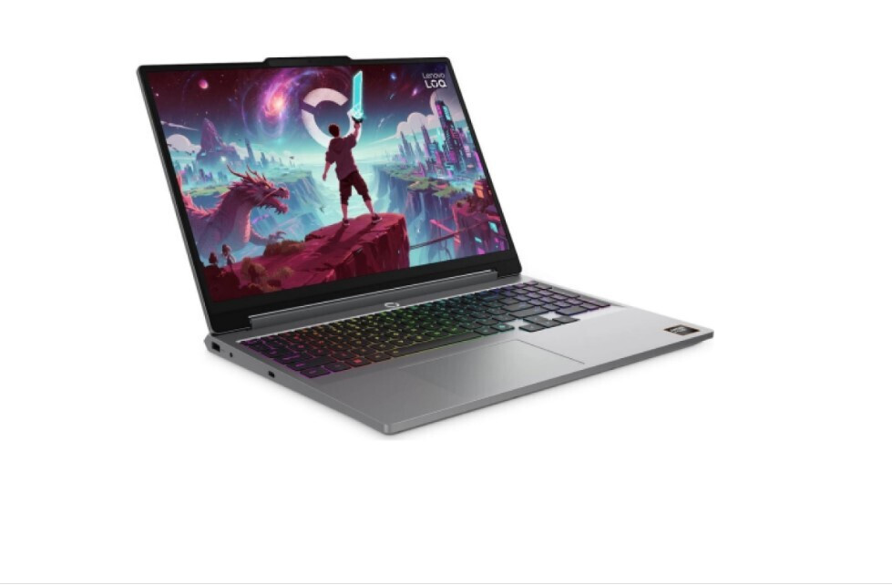 Lenovo LOQ 15AHP11 15.3" IPS FHD+ 165Hz (Ryzen 7-250/16GB/512GB SSD/GeForce RTX 5050/No OS) Luna Grey (International English Keyboard) Ansicht 3