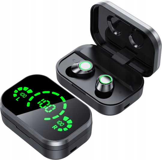 YD03 In-ear Bluetooth Handsfree Earphones with Charging Case Black view 7