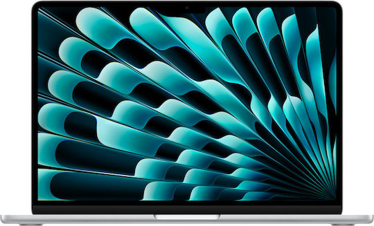 Apple MacBook Air 13" (2024) 13.6" Retina Display (M3-8-core/16GB/512GB SSD) Silver (UK Keyboard) view 1
