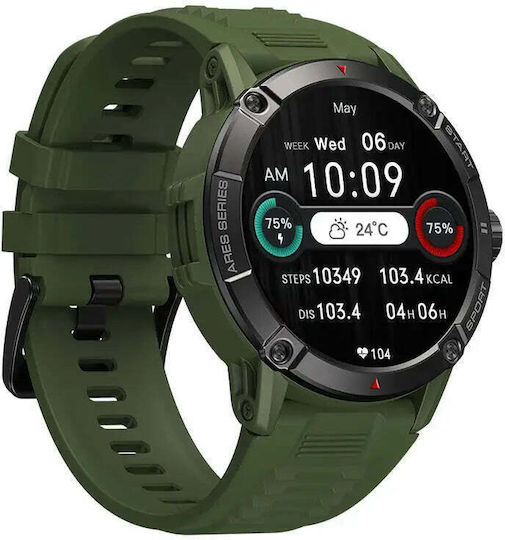 Zeblaze Ares 3 Smartwatch with Heart Rate Monitor (Green) view 3