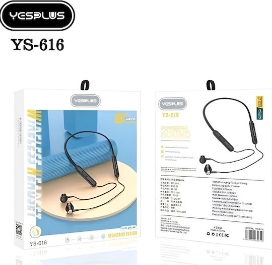 Yesplus YS-616 Earbud Bluetooth Handsfree Earphones Black view 3
