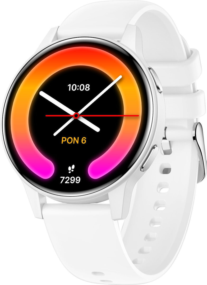 Forever iGo Watch 4 JW-600 46mm with Pedometer Heart Rate Sleep Monitoring Features Vibration Speaker Microphone Waterproof Water Contact Large Case Size White view 1