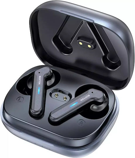 Buxton BTW8200 Raccoon In-ear Bluetooth Handsfree Earphones with Sweat Resistance and Charging Case Black view 4