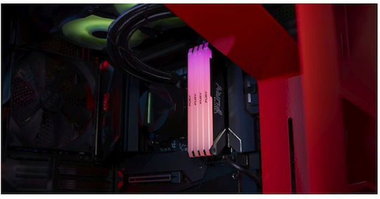 Kingston Fury Beast RGB DDR4 with Module 1x8GB and Speed 3600 for Desktop KF436C17BB2A/8 view 6