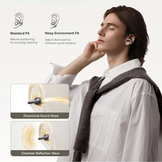 Baseus Bowie MC1 Pro Open Ear Bluetooth Handsfree Earphones with Sweat Resistance and Charging Case Black view 9