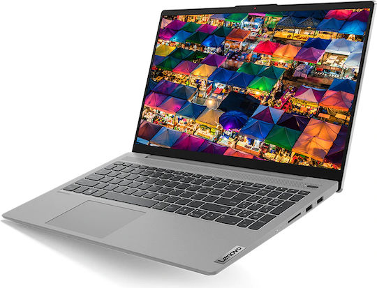 Lenovo IdeaPad 5 15ALC05 15.6" IPS FHD (Ryzen 5-5500U/8GB/512GB SSD/W11 S) Platinum Grey (GR Keyboard) vue 2