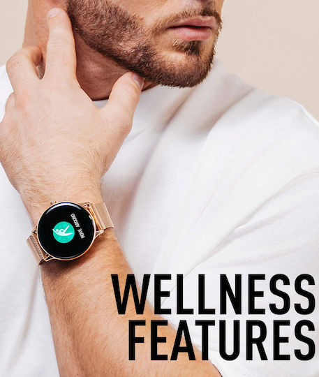 Reflex Active Series 22 45mm Smartwatch with Heart Rate Monitor (Rose Gold) view 2