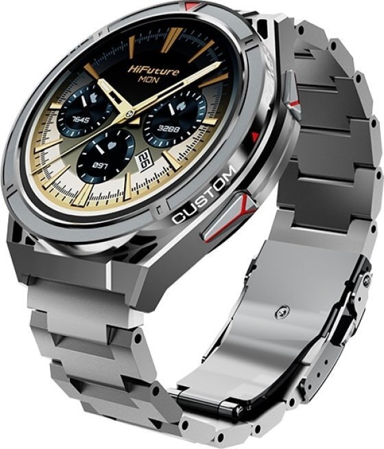 HiFuture Active Waterproof Smartwatch with Heart Rate Monitor (Silver) view 3
